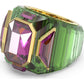 Swarovski - Chroma Cocktail Ring Grün, Goldlegierungsschicht - CRYSTAL UNTERBERGER