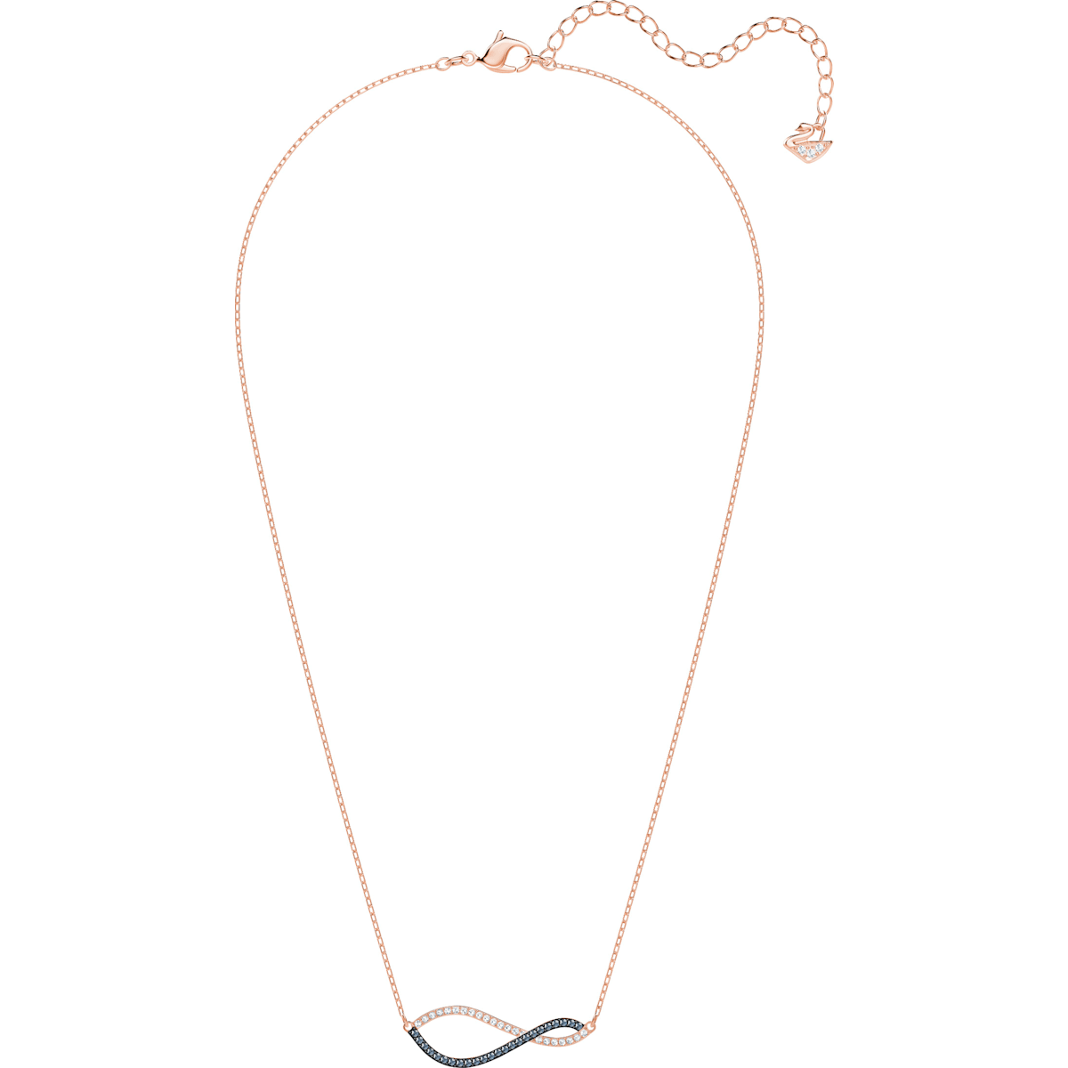 Swarovski - Lemon Halskette, Mehrfarbig, Rosegold-Legierungsschicht - CRYSTAL UNTERBERGER