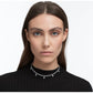 Swarovski - Tennis Deluxe Halsband, Kristalle in einem Mix aus Schliffen, Weiss, Rhodiniert - CRYSTAL UNTERBERGER