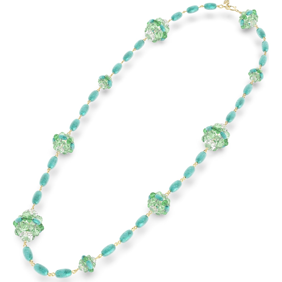 Swarovski - Somnia Halskette, Grün, Goldlegierungsschicht - CRYSTAL UNTERBERGER