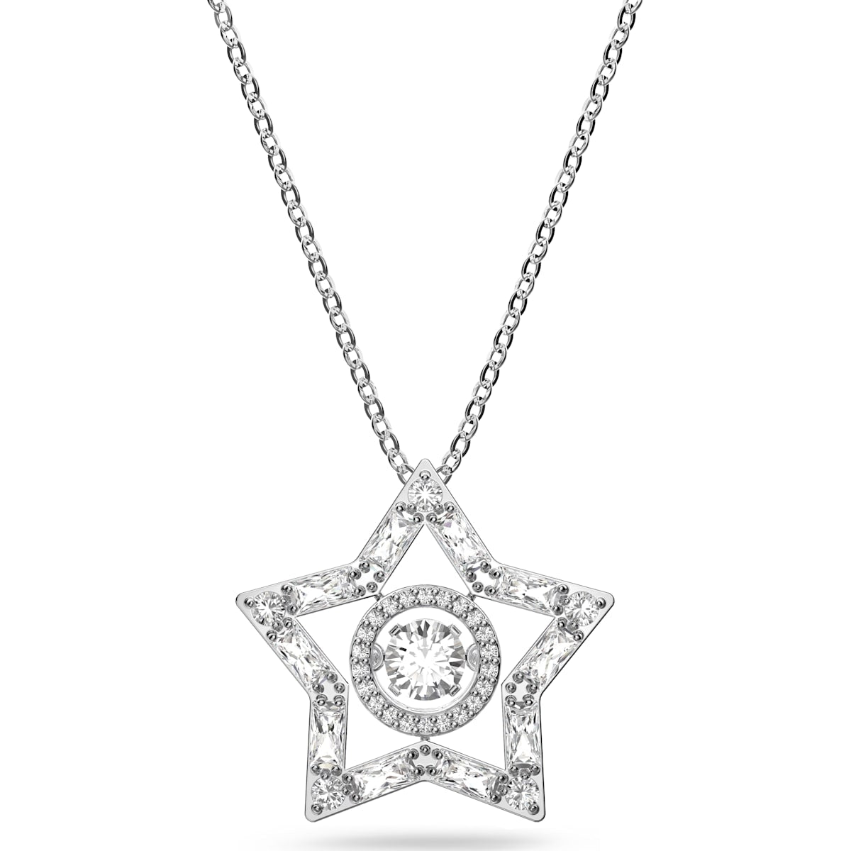STELLA:PEND CZ WHITE/RHS