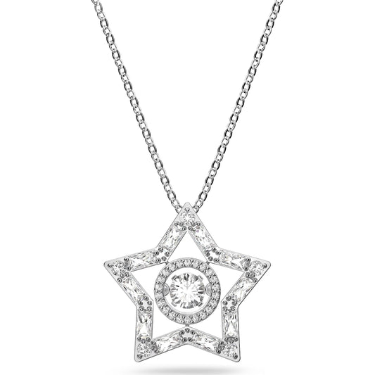 STELLA:PEND CZ WHITE/RHS