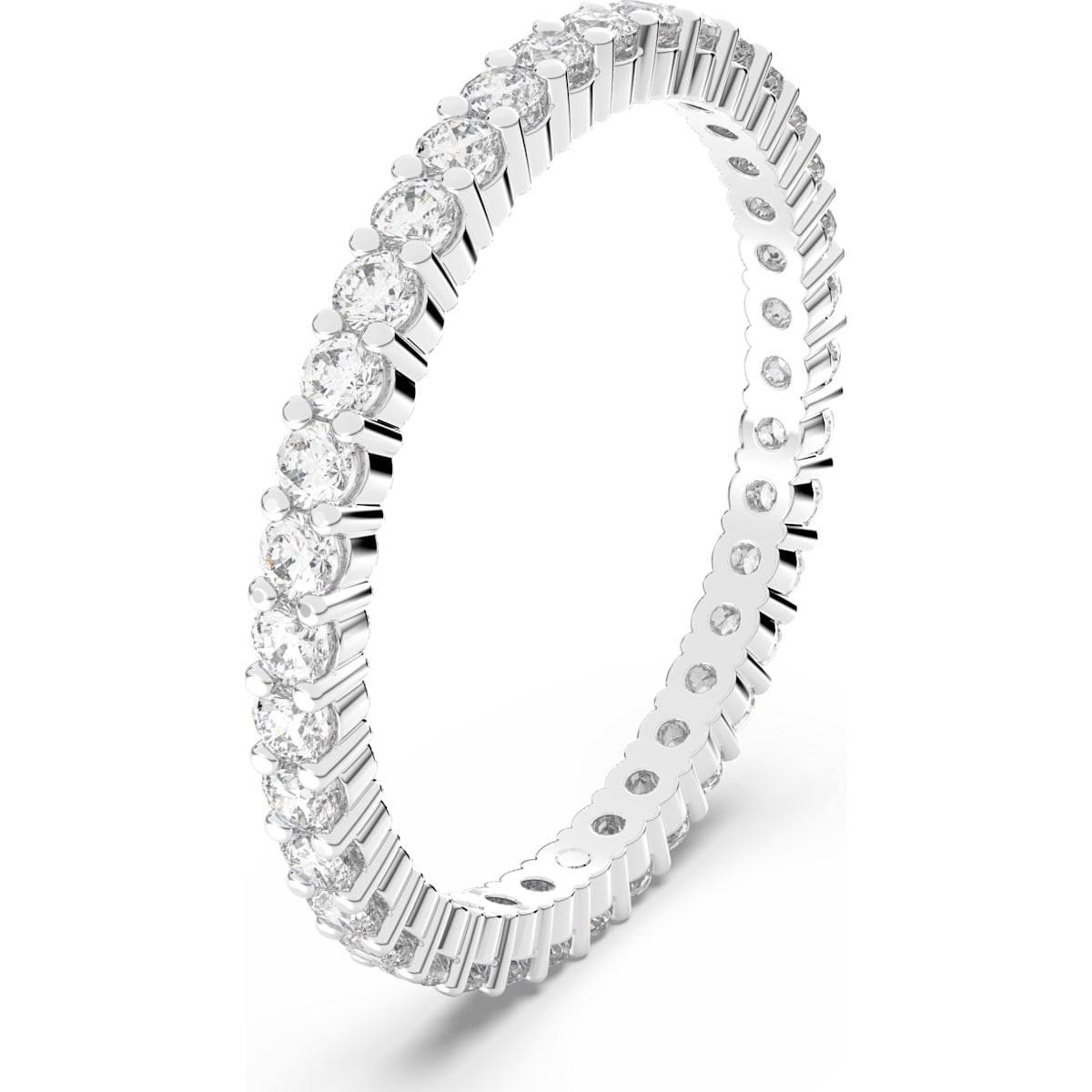 Swarovski - Vittore Ring, Weiss, Rhodiniert - CRYSTAL UNTERBERGER