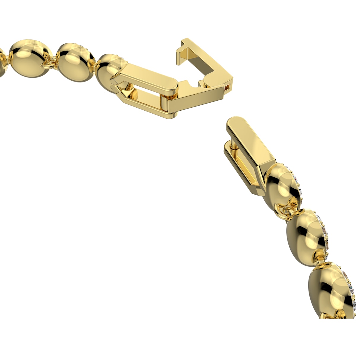 Swarovski - Angelic Armband, Rund, Weiss, Goldlegierungsschicht - CRYSTAL UNTERBERGER