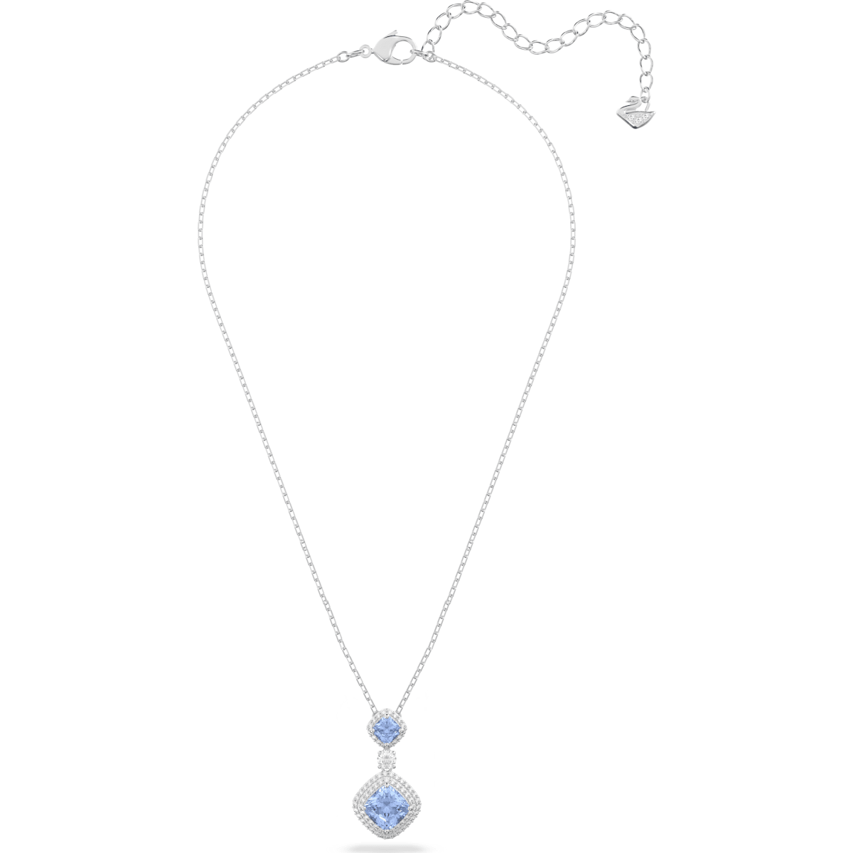 Swarovski - Angelic Halskette, Blau, Rhodiniert - CRYSTAL UNTERBERGER