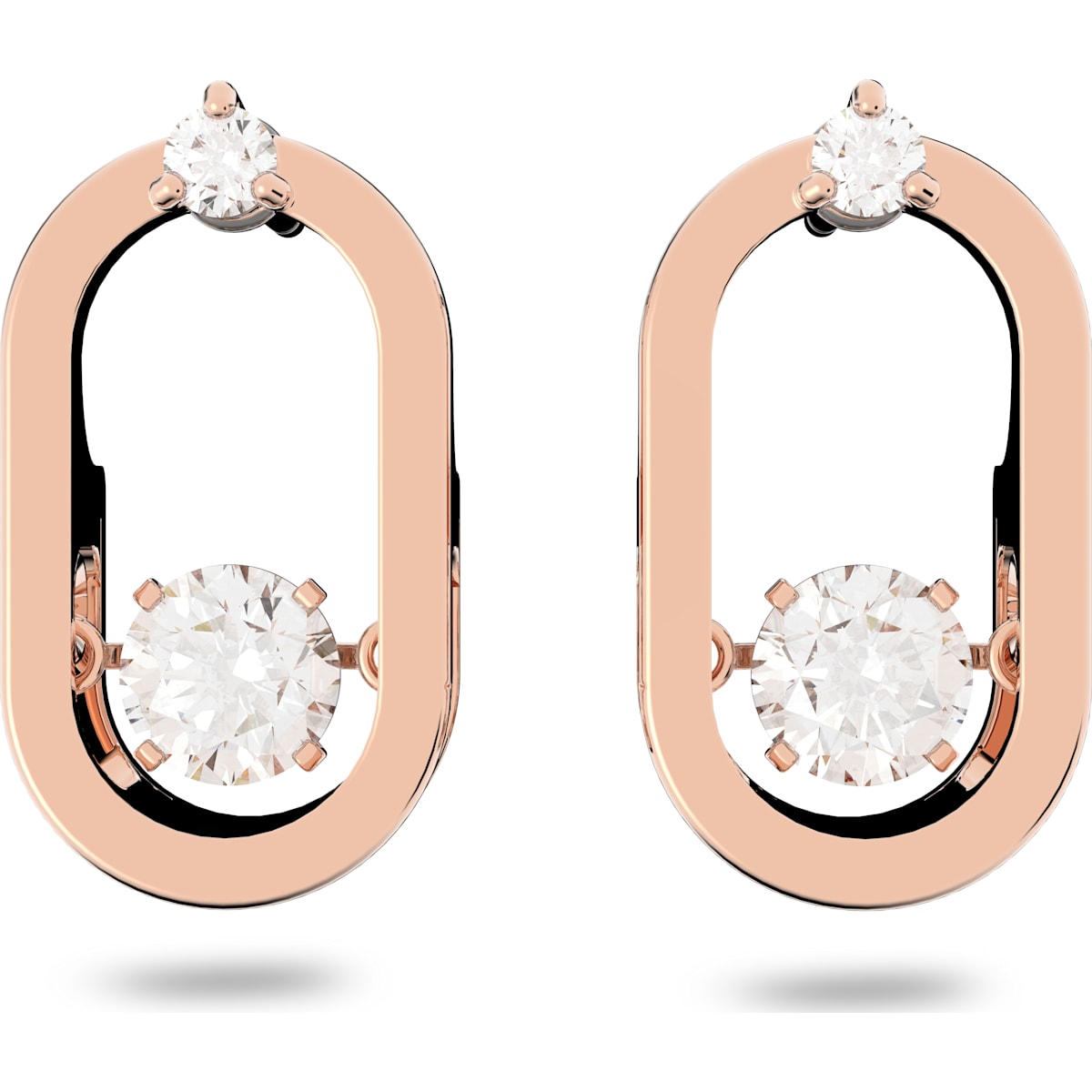 SS SPARKLING DC:PE STUD CZWH/ROS