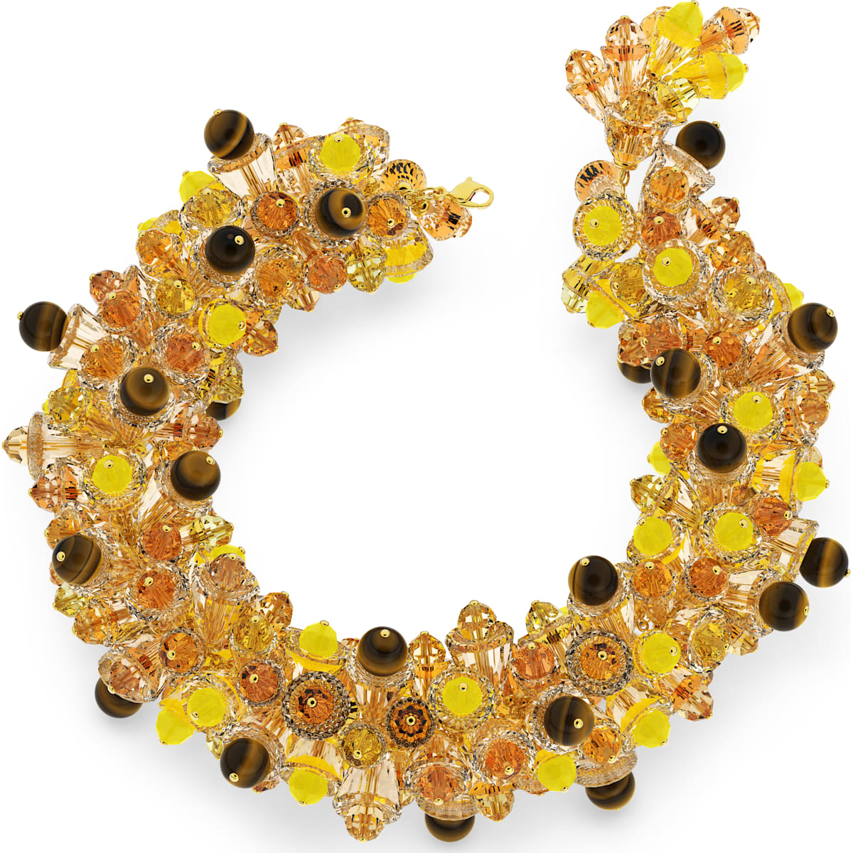 Swarovski - Somnia Halskette, Mehrfarbig, Goldlegierungsschicht - CRYSTAL UNTERBERGER