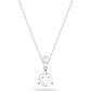 Swarovski - Solitaire Anhänger, Weiss, Goldlegierungsschicht - CRYSTAL UNTERBERGER
