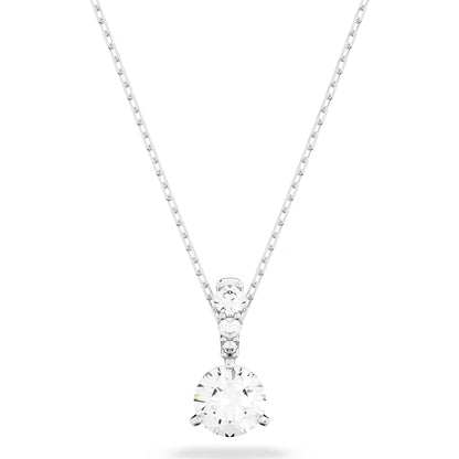 Swarovski - Solitaire Anhänger, Weiss, Goldlegierungsschicht - CRYSTAL UNTERBERGER
