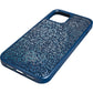 Swarovski - Glam Rock Smartphone Schutzhülle, iPhone® 12 Pro Max, Blau - CRYSTAL UNTERBERGER
