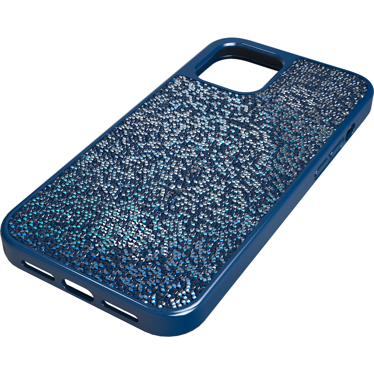 Swarovski - Glam Rock Smartphone Schutzhülle, iPhone® 12 Pro Max, Blau - CRYSTAL UNTERBERGER
