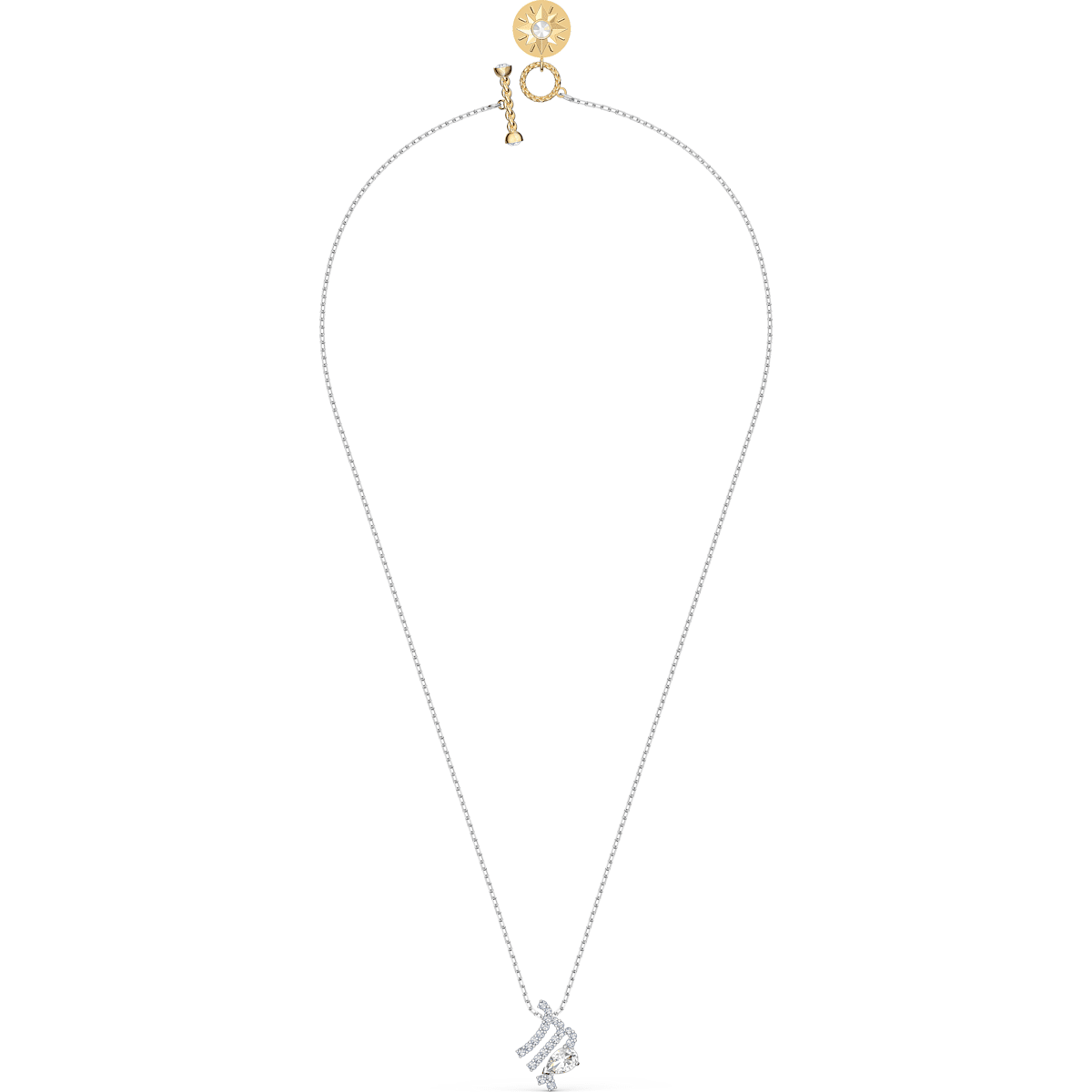 Swarovski - Zodiac II Anhänger, Jungfrau, Weiss, Metallmix - CRYSTAL UNTERBERGER