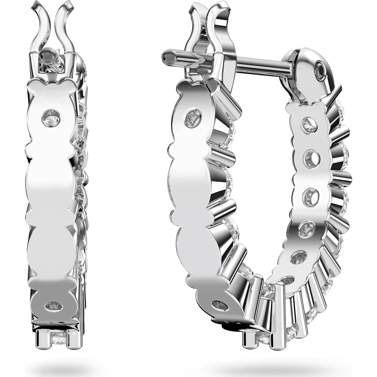 Swarovski - SS VITTORE:OHRSTECKER MN HOOP CZWH/RHS - CRYSTAL UNTERBERGER
