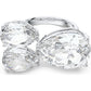Swarovski - Millenia Cocktail Ring, Kristalle im Tropfenschliff, Weiß, Rhodiniert - CRYSTAL UNTERBERGER