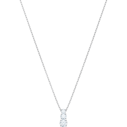 SS ATTRACT TRILOGY:PENDANT RND CZWH/RHS
