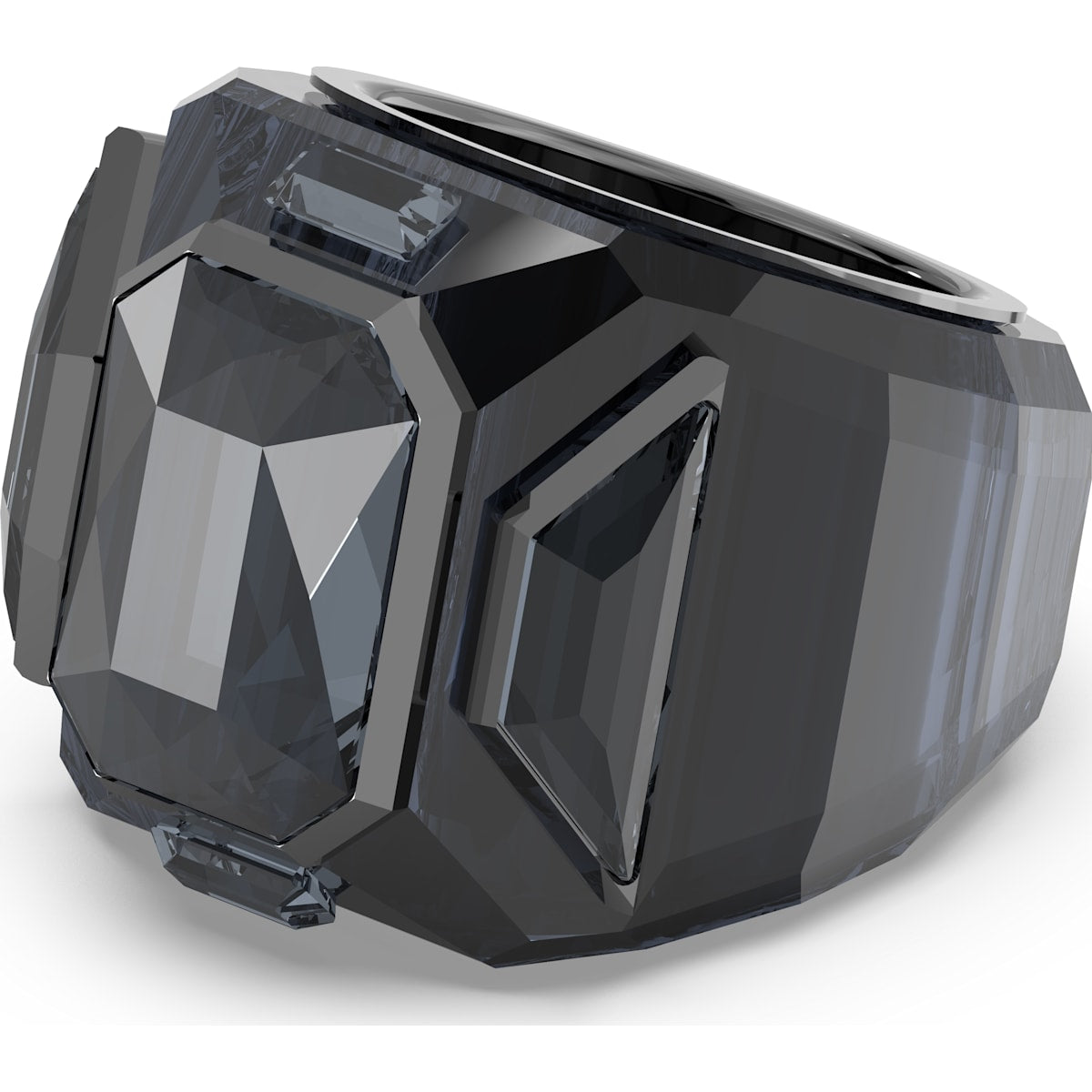 Swarovski - Chroma Ring, Kristalle im Pyramidenschliff, Mehrfarbig, Goldlegierungsschicht - CRYSTAL UNTERBERGER