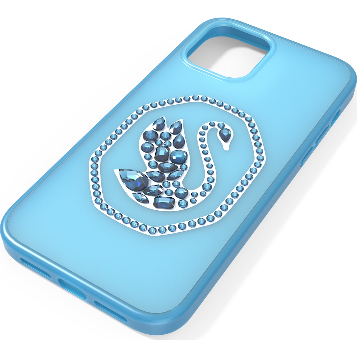 Swarovski - SIG003 Smartphone Schutzhülle, iPhone® 12 Pro Max, Blau - CRYSTAL UNTERBERGER