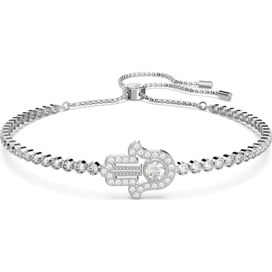 SUBTLE:BRACELET HAMSA HAND CZWH/RHS M