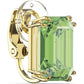 Swarovski - Millenia Ohrclip, Einzel, Grün, Goldlegierungsschicht - CRYSTAL UNTERBERGER