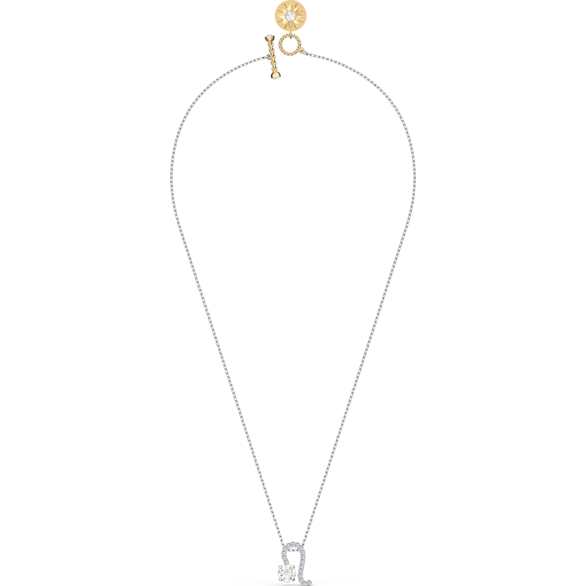 Swarovski - Zodiac II Anhänger, Löwe, Weiss, Metallmix - CRYSTAL UNTERBERGER