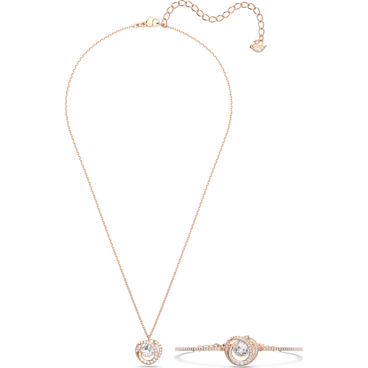 Swarovski - Generation Set, Weiss, Rosegold-Legierungsschicht - CRYSTAL UNTERBERGER