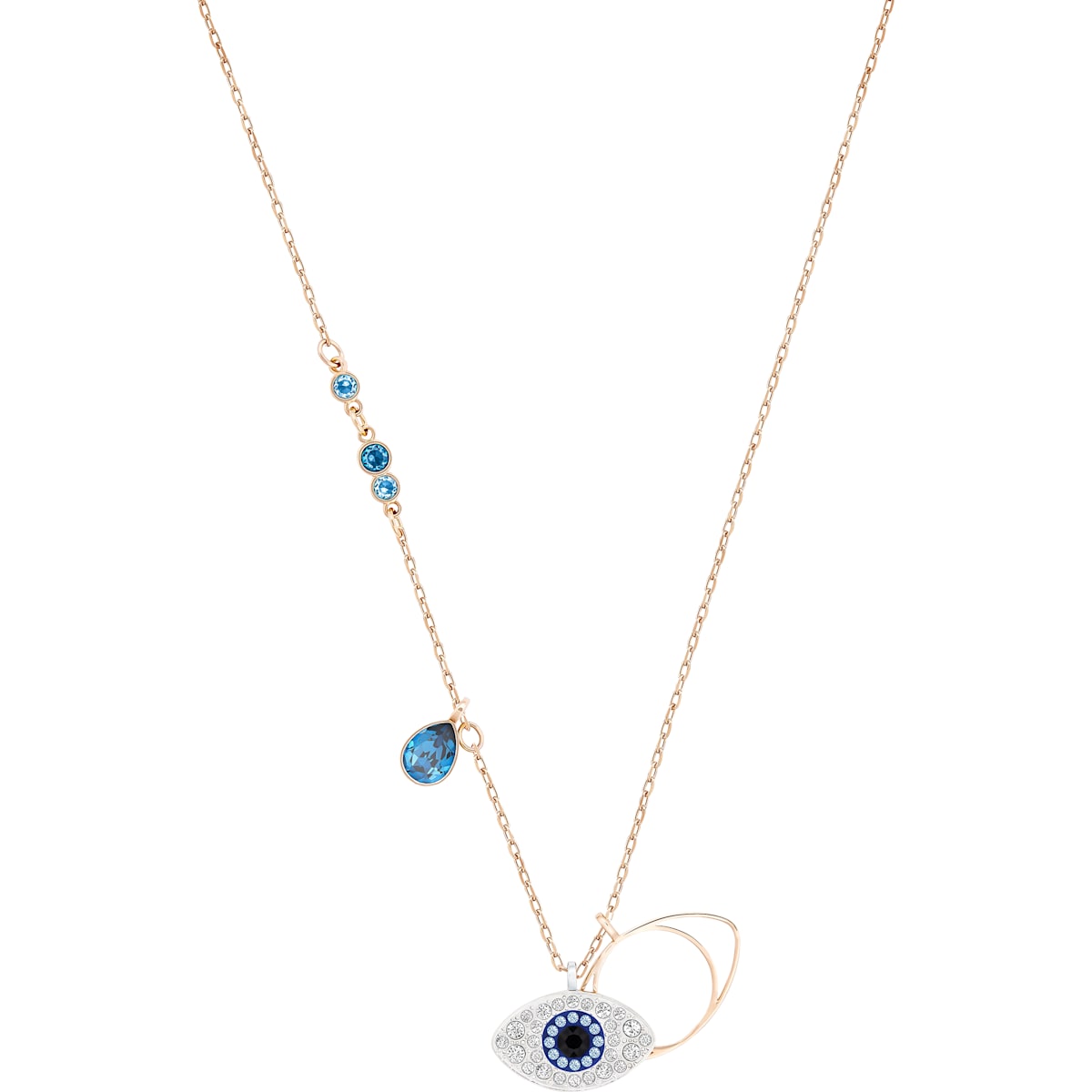 SS SWA SYMBOL:PENDANT EVIL EYE DMUL/MIX