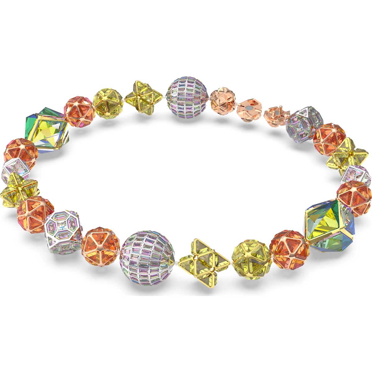 Swarovski - Curiosa Halskette, Mehrfarbig, Metallmix - CRYSTAL UNTERBERGER