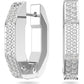 Swarovski - Dextera Kreolen Oktagon, Pavé, Klein - CRYSTAL UNTERBERGER