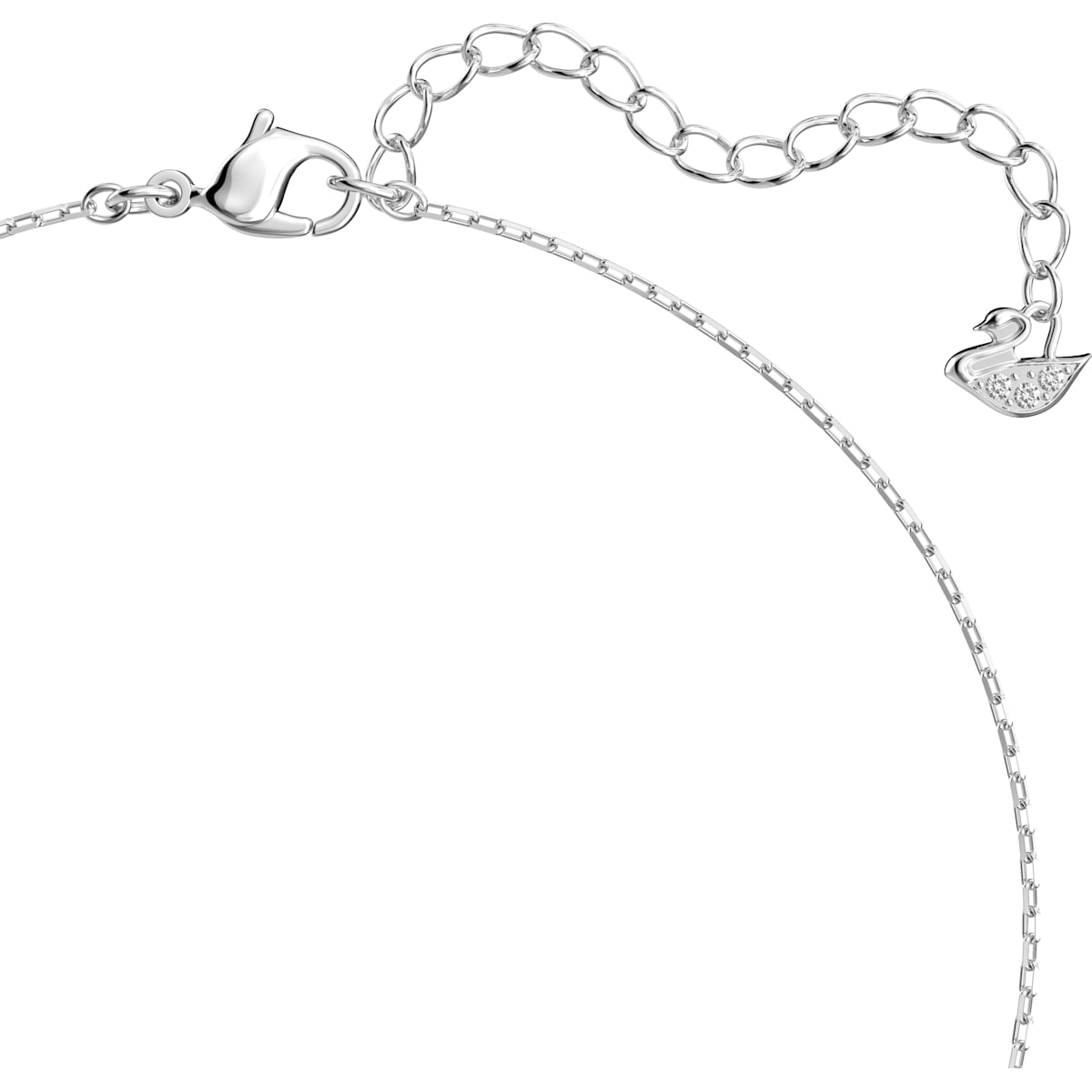 Swarovski - Attract Soul Halskette, Herz, Weiss, Rhodiniert - CRYSTAL UNTERBERGER