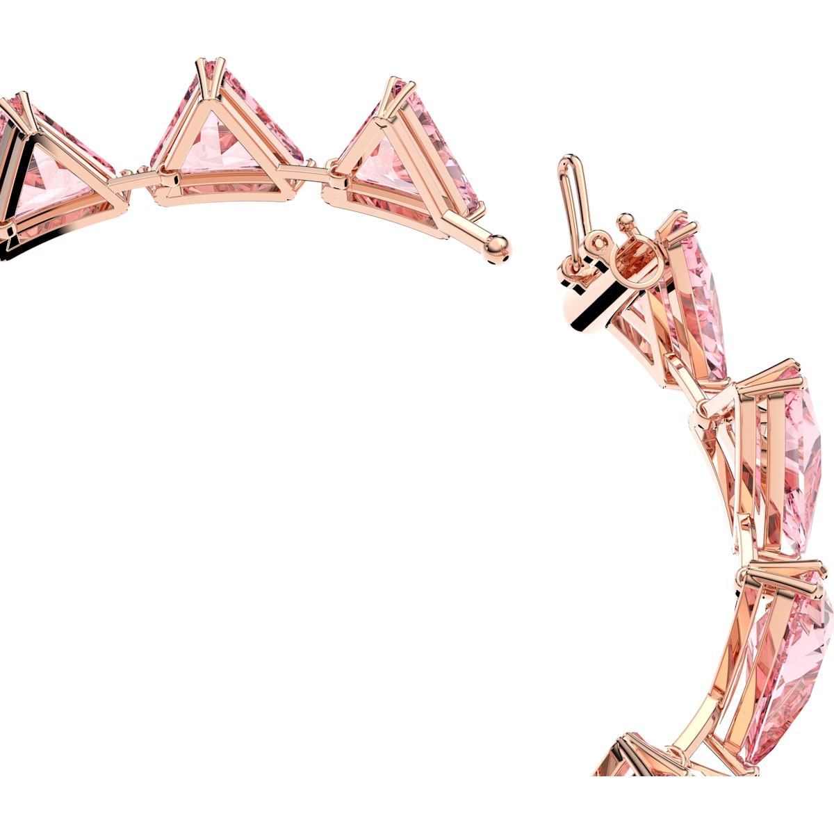 Swarovski - Millenia Armband, Kristalle im Trilliant-Schliff, Rosegold-Legierungsschicht - CRYSTAL UNTERBERGER