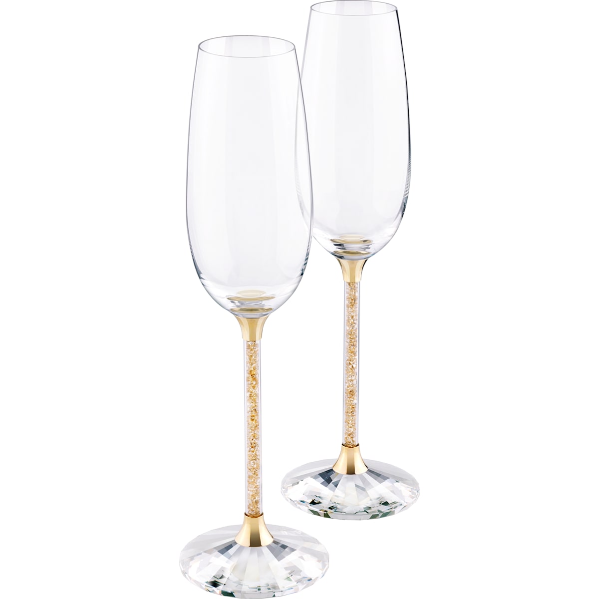 CRYSTALLINE:TOASTING FLUTES , GOLD (#2)