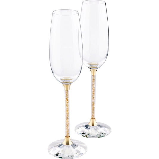 CRYSTALLINE:TOASTING FLUTES , GOLD (#2)