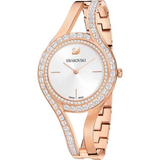 Swarovski - Eternal Uhr, Metallarmband, Rosefarben, Roségold-Legierungsschicht PVD-Finish - CRYSTAL UNTERBERGER