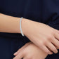 Swarovski - Stone Armreif, Weiss, Rhodiniert - CRYSTAL UNTERBERGER