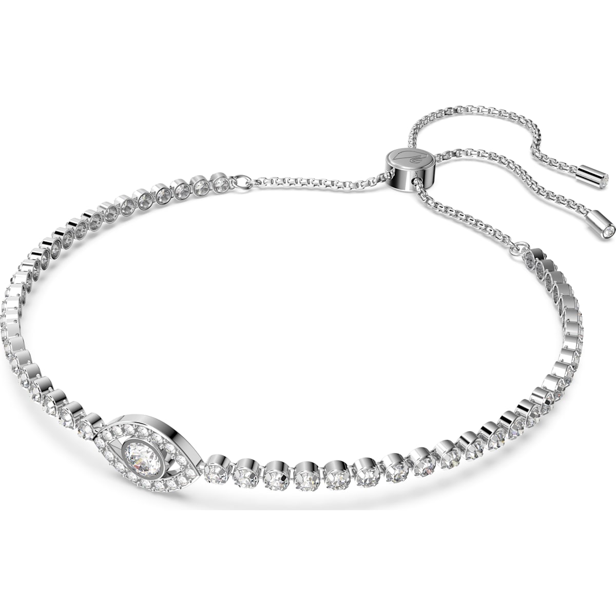 Swarovski - SUBTLE:ARMBAND EVIL EYE CZWH/CRY/RHS M - CRYSTAL UNTERBERGER