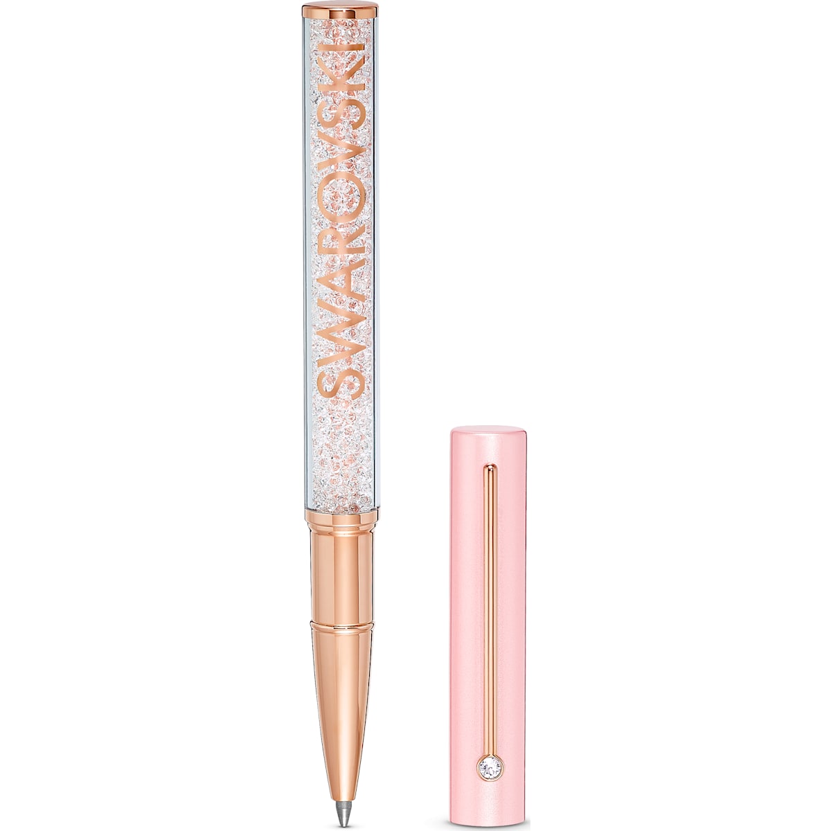 Swarovski - Crystalline Gloss Kugelschreiber, Rosa, Rosegold-Legierungsschicht - CRYSTAL UNTERBERGER
