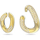 Swarovski - Dextera Ear Cuff, Einzel, Asymmetrisch, Set (2), Weiß, Rhodiniert - CRYSTAL UNTERBERGER