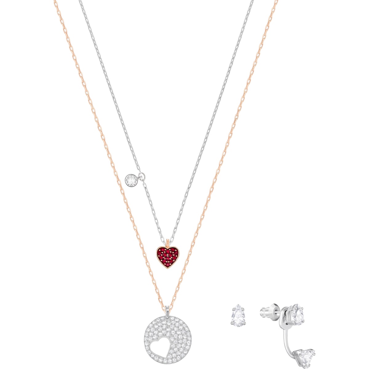Swarovski - Crystal Wishes Set Anhänger, Mehrfarbig, Metallmix - CRYSTAL UNTERBERGER