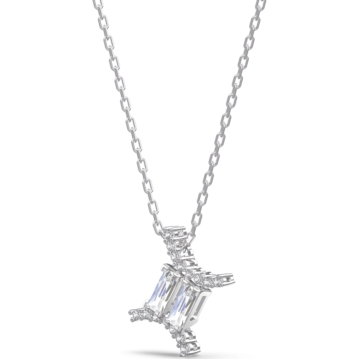 Swarovski - Zodiac II Anhänger, Zwillinge, Weiss, Metallmix - CRYSTAL UNTERBERGER