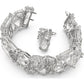 Swarovski - Mesmera Armband, Übergroße Kristalle, Weiss, Rhodiniert - CRYSTAL UNTERBERGER