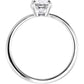 Swarovski - Attract Ring, Rund, Weiss, Rhodiniert - CRYSTAL UNTERBERGER