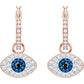 Swarovski - SS SWA SYMBOL:OHRSTECKER MINI HOOP EVIL - CRYSTAL UNTERBERGER