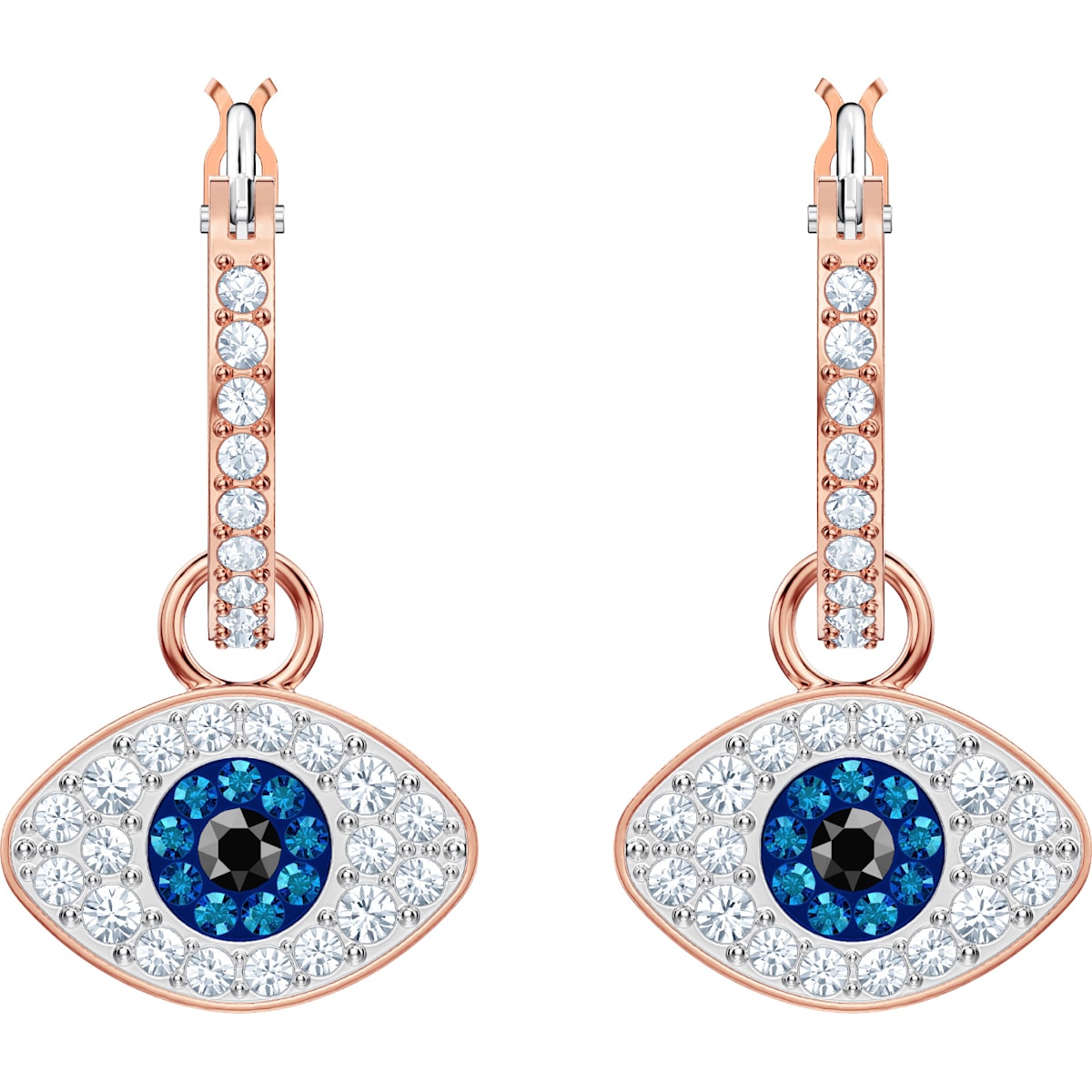 Swarovski - SS SWA SYMBOL:OHRSTECKER MINI HOOP EVIL - CRYSTAL UNTERBERGER