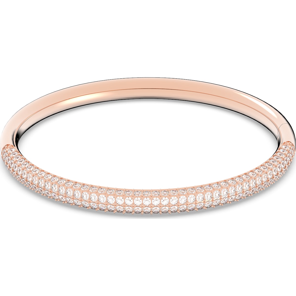 Swarovski - Stone Armreif, Weiss, Rhodiniert - CRYSTAL UNTERBERGER
