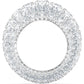 Swarovski - Hyperbola Cocktail Ring, Weiss, Rhodiniert - CRYSTAL UNTERBERGER