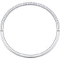 Swarovski - Stone Armreif, Weiss, Rhodiniert - CRYSTAL UNTERBERGER