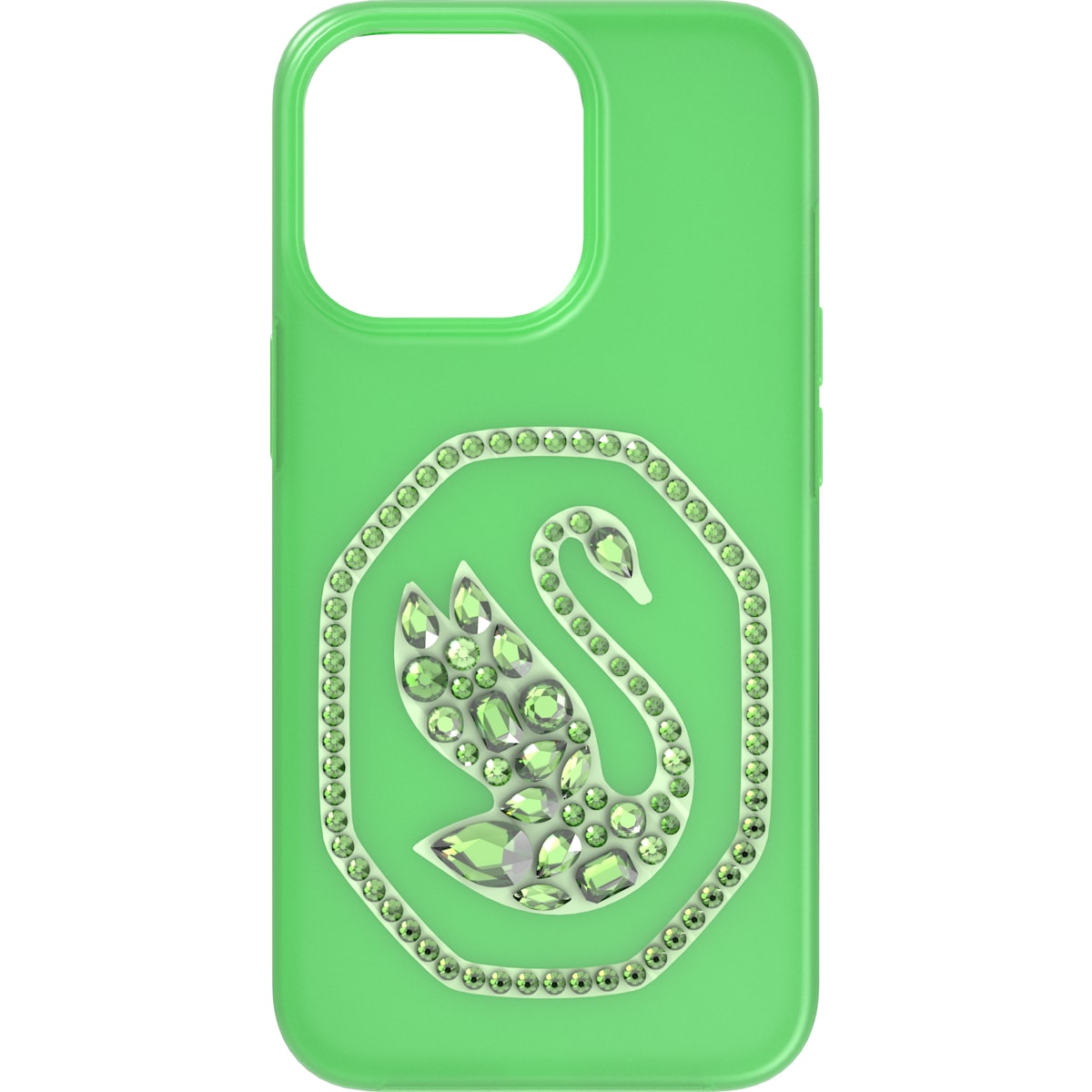 Swarovski - Smartphone Schutzhülle Schwan, iPhone® 13, Blau - CRYSTAL UNTERBERGER