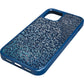 Swarovski - Glam Rock Smartphone Schutzhülle, iPhone® 12/12 Pro, Blau - CRYSTAL UNTERBERGER