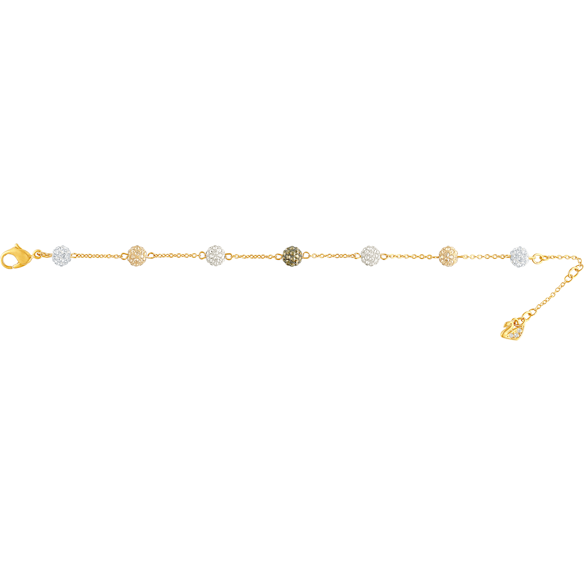 Swarovski - Blow Armband, Mehrfarbig, Goldlegierungsschicht - CRYSTAL UNTERBERGER