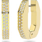 Swarovski - Dextera Kreolen Oktagon, Pavé, Klein - CRYSTAL UNTERBERGER